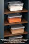 2-Piece 10Lt Lockable Lid Organizer - Elora Bakliyat Food Storage Container Kitchen Organizer Box Transparent - 2
