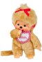 Monchhichi Beige Girl with Bib - 6