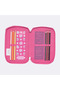 Pencil case with three fully equipped sections - STRAWBERRY - 3