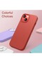 iPhone 15 Liquid Silicone Case - Slim Fit Soft Touch Protective Cover with Microfiber Lining & Camera Protection - 6