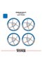 Cfmoto 250Sr Wheel Rim Strip – Half Rim Covering & 250Sr Lettering Sticker Set - 2