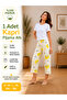 Women's Cotton Gold Series Seasonal Patterned and Body-Friendly Single Pajama Bottoms
