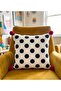 Set of 2 Polka Dot Pom-Pom Cushion Covers, Decorative Product - 2