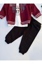Hooded Striped 3-Piece Baby Boy Set 100% Cotton - 8