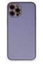 Aconcept iPhone 12 Pro Case Coco Leather Silicone Cover - (40530) Lilac
