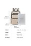 Travel Backpack 20 L Durable Premium Water-resistant Shoulder Laptop Daypack for Office Business Travel College School, B00807, Khaki - 6