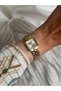 Teny Model Gold Metal Cord Women's Wristwatch - 3
