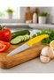 27 cm Stainless Steel Vegetable and Fruit Knife – Sharp Kitchen Knife with Ergonomic Handle - 3