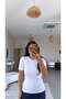 White Original Zr Buttoned Ribbed Tshirt