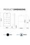 Electronic Digital | Mobile App | Fingerprint | Password | RFID Card Furniture Lock (Black) (FINGERPRINT | PIN) - 5