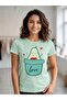 Women's Basic Avocado Digital Printed T-Shirt