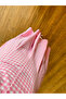 Pink Gingham Long Dress - 261093 - 2