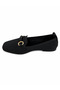 Bead Detailed Knitted Fabric Ballerina Shoes - 4