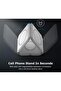 White Foldable Folding Induction Charger for Iphone 15/14/13/12/11 Pro Max Mag Safe Compatible Magnetic Charger Fast Charge for Applewatch / AirPods 2 / 3 / Pro Charge 3 Devices - 2