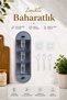 Spice Rack Set Countertop Set Wall Mounted Spice Rack Set with Stand 5 Drawers Self-Adhesive Anthracite - 5