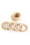 Amigurumi Wooden Teether Ring 40mm (5 Pieces) - Natural Wooden Macrame Ring Bag Handle Amigurumi - 2