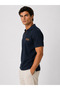 Men's Waffle Textured V-Neck T-Shirt 100% Cotton - 2