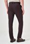 Brown Side Pocket Slim Fit Casual Cotton Chino Trousers 1003260178 - 3