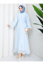 Buttoned Front Belted Lined Hijab Dress Rc6060
