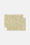 2 Pieces Floral Pattern Placemats, Multicolor - 2