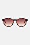Men L6030SRG Round Sunglasses, Havana Brown