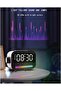 3-in-1 Alarm Clock with Wireless Charging & Bluetooth Speaker – LED Digital Clock with RGB Night Light, Large Display, Bedside Clock for Bedroom, Teens, Girls & Boys - 5