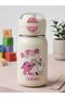 Patterned Children's Water Bottle - with Strap - 520 Ml. 316L Stainless Steel - 4 Hours Hot, 6 Hours Cold with Thermos - with and Without Straw - Direct Drinking Use - Dodge Db-24502-Kt - Cherry - 2