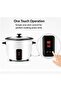 Electric Rice Cooker 2.8L 700W with Non-Stick Inner Pot, Stainless Steel Lid, One-Touch Cooking, Automatic Keep Warm, Multi-Function Rice, Soup, Porridge & Steamer - 4