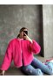 Fuchsia Faux Fur Jacket |   F1615 - 2
