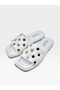 Daily Poly Sole Comfortable Stone Detailed Genuine Leather Slippers - 2 cm - 2