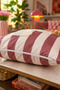 Punch Embroidered Throw Pillow Cover - 43*43 cm - Mocha Letter F - Pnk001 - 3
