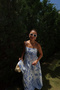 Patterned Scarf Accessory Dress - 6