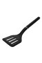 Slotted Turner Onyx Black – Heat Resistant Non-stick Safe Nylon Slotted Turner for Eggs, Pancakes, Burgers, Fish & More