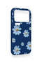 Mi 17 Pro Max Compatible Blue Daisy Patterned Silicone Case - 3