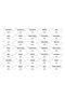 Set of 35 Cornered Horizontal Spice Jar Stickers - White 4X8Cm