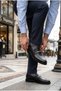 31915 Black Leather Groom Shoes Suit Shoes Men's Shoes - 4