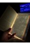 ضوء كتاب أبيض، أضواء LED، أضواء كتاب مسطحة LED قابلة لإعادة الشحن، 3 ألوان ومؤقت، لوحة إضاءة قابلة للتعتيم - 8
