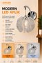 Decorative 12W Indoor Chrome Case 3 Color Light Modern Wall Sconce Electric 1 Piece