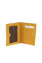 Yellow Leather Women's Wallet - 2