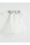 Two Mt Shop Quality Baby Collar Heart Patterned Girls' Dress - 4