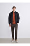 Rmz Gi̇yi̇m Farkiyla Slim Fit Stand Collar Men's Coat - 3