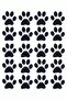 20-Pack Multi-Paw Stickers for Vehicles, Walls, Doors, Cars, Motorcycles, Helmets, Laptops, Glass Stickers - 2