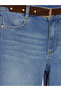 Indigo Regular Fit Spanish-Cut Girls' Jean Pants - 3