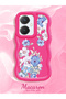 Vivo Y27 Compatible Case Camera Protector Red Silicone Couple Phone Case Flower Pattern - 2