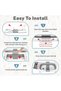 13 PCS Baby Bath Tub Foldable Bathtub With Temperature Sensing + Bathmat Cushion + Shower Cap + Washing Hair Shower Shampoo Brush *1 + Duckling toys *4 + Ocean Balls *5 - 6