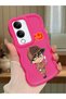 Vivo Y19S Compatible Case Camera Protector Red Silicone Couple Phone Case Conan Pattern