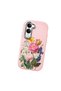 Vivo Y29S Compatible Case Camera Protector Pink Silicone Couple Phone Case with Floral Pattern - 3