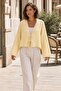 Muslin Fabric Women's Tie-Front Blouse - Tie-Front Hijab Clothing Blouse
