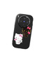 Vivo X300 Compatible Case Camera Protector Black Silicone Couple Phone Case Kitty Pattern - 3