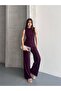 Modal Pike Gathered Slim Trousers and T-Shirt Set - 5